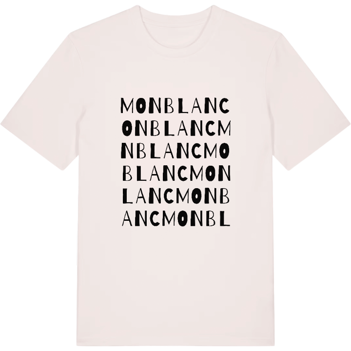 Monblanc ordlek t-shirt – t-shirt från PinShirt