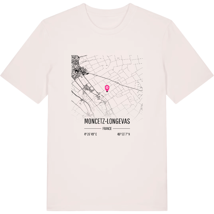 Moncetz-Longevas karta t-shirt – t-shirt från PinShirt