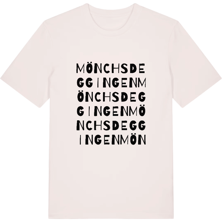 Mönchsdeggingen ordlek t-shirt – t-shirt från PinShirt