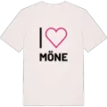 Jag älskar Möne t-shirt stort tryck