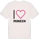 Jag älskar Moneen t-shirt stort tryck