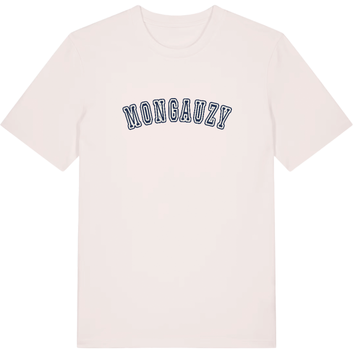 Mongauzy college t-shirt – t-shirt från PinShirt