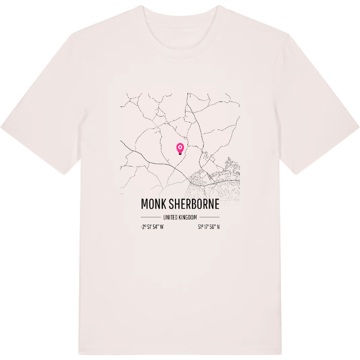 Monk Sherborne karta t-shirt – t-shirt från PinShirt