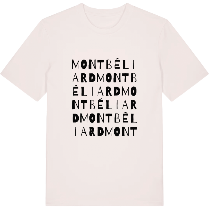 Montbéliard ordlek t-shirt – t-shirt från PinShirt