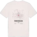 Montbrison karta t-shirt