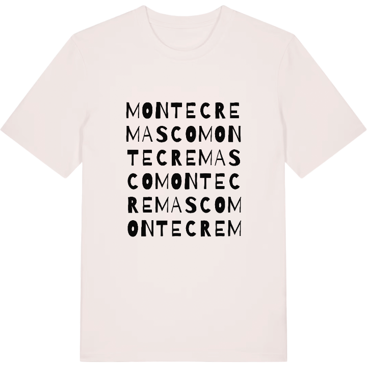 Monte Cremasco ordlek t-shirt – t-shirt från PinShirt