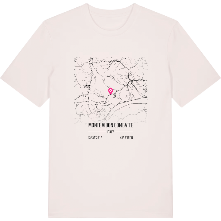Monte Vidon Combatte karta t-shirt – t-shirt från PinShirt