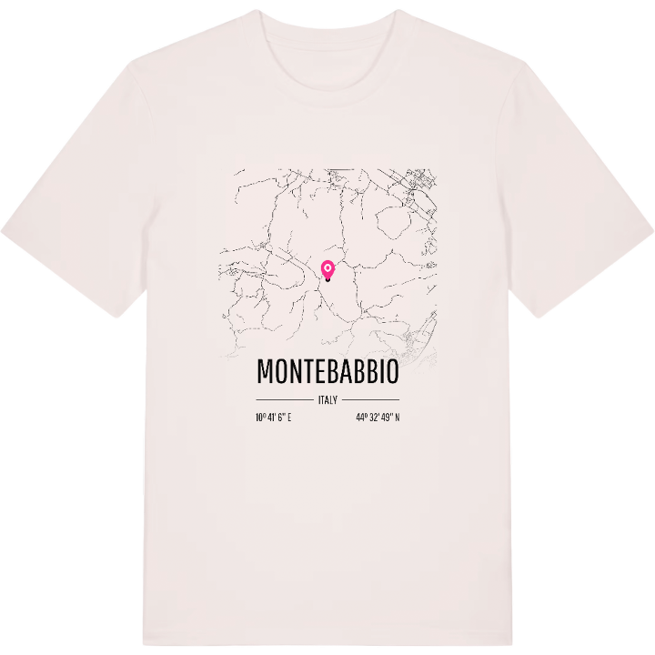 Montebabbio karta t-shirt – t-shirt från PinShirt