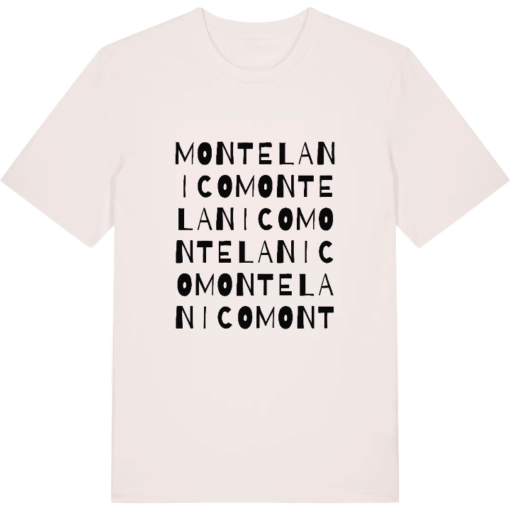 Montelanico ordlek t-shirt – t-shirt från PinShirt