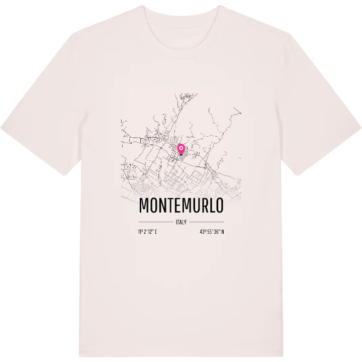 Montemurlo karta t-shirt – t-shirt från PinShirt