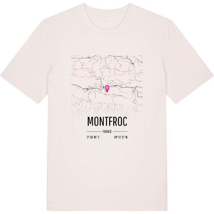 Montfroc karta t-shirt – t-shirt från PinShirt