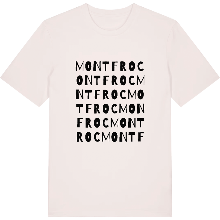 Montfroc ordlek t-shirt – t-shirt från PinShirt