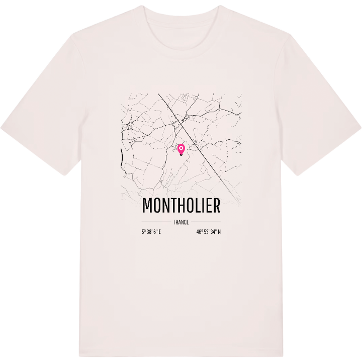 Montholier karta t-shirt – t-shirt från PinShirt