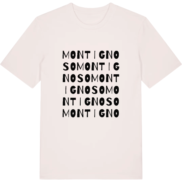 Montignoso ordlek t-shirt – t-shirt från PinShirt
