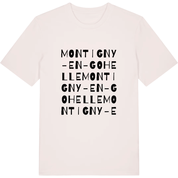 Montigny-en-Gohelle ordlek t-shirt – t-shirt från PinShirt