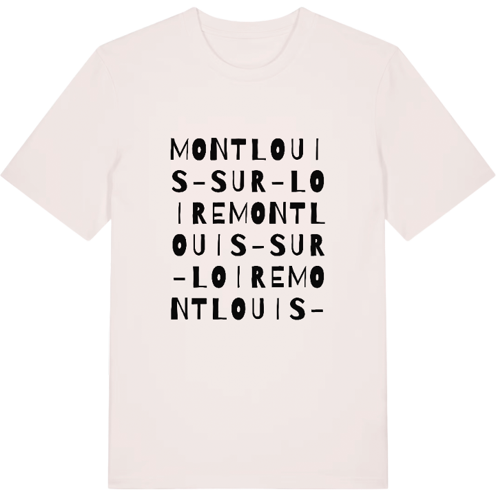Montlouis-sur-Loire ordlek t-shirt – t-shirt från PinShirt