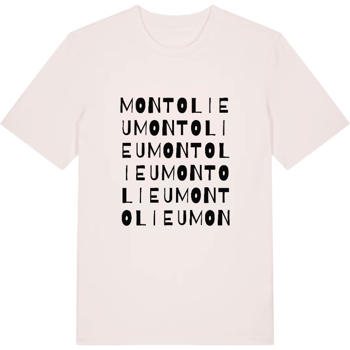 Montolieu ordlek t-shirt – t-shirt från PinShirt
