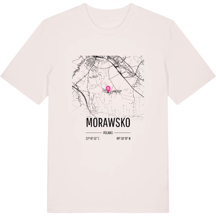 Morawsko karta t-shirt – t-shirt från PinShirt