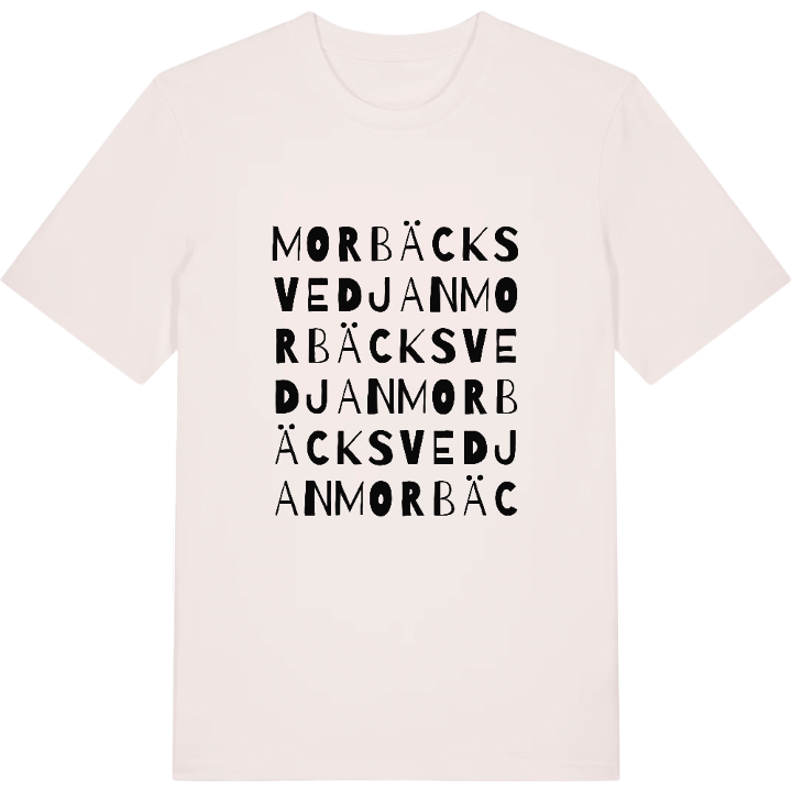 Morbäcksvedjan ordlek t-shirt – t-shirt från PinShirt
