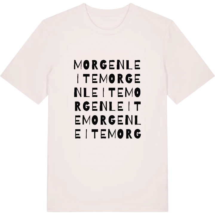 Morgenleite ordlek t-shirt – t-shirt från PinShirt