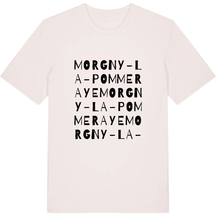 Morgny-la-Pommeraye ordlek t-shirt – t-shirt från PinShirt