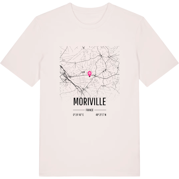 Moriville karta t-shirt – t-shirt från PinShirt