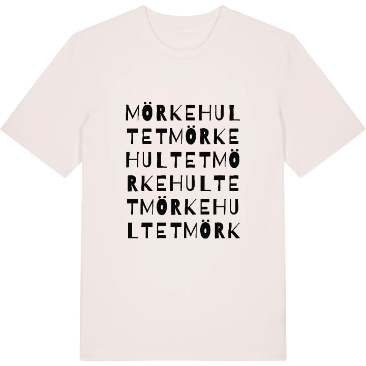Mörkehultet ordlek t-shirt – t-shirt från PinShirt