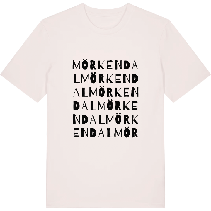 Mörkendal ordlek t-shirt – t-shirt från PinShirt