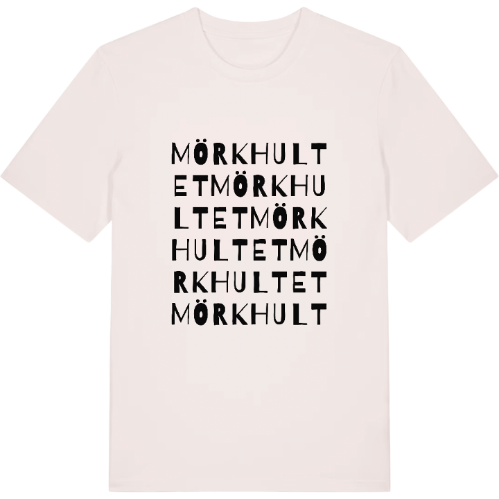 Mörkhultet ordlek t-shirt – t-shirt från PinShirt