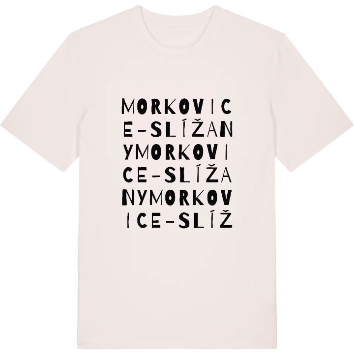 Morkovice-Slížany ordlek t-shirt – t-shirt från PinShirt