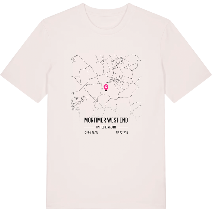 Mortimer West End karta t-shirt – t-shirt från PinShirt
