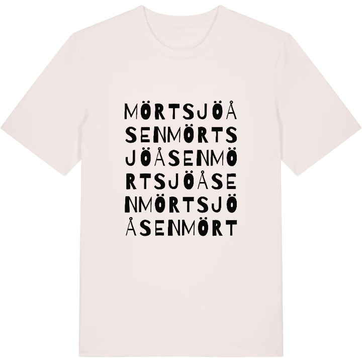 Mörtsjöåsen ordlek t-shirt – t-shirt från PinShirt