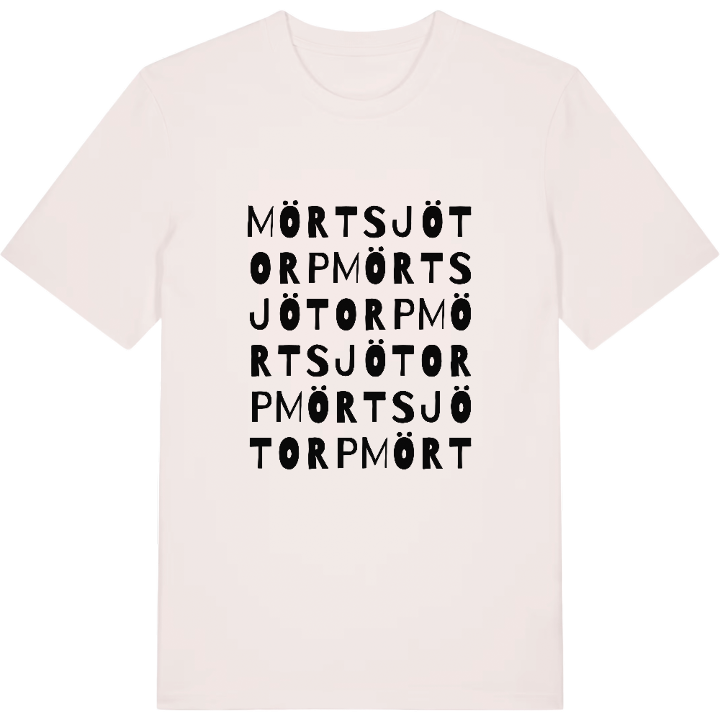 Mörtsjötorp ordlek t-shirt – t-shirt från PinShirt