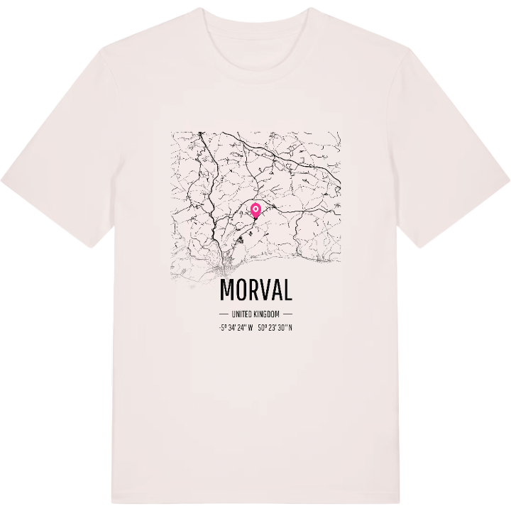 Morval karta t-shirt – t-shirt från PinShirt