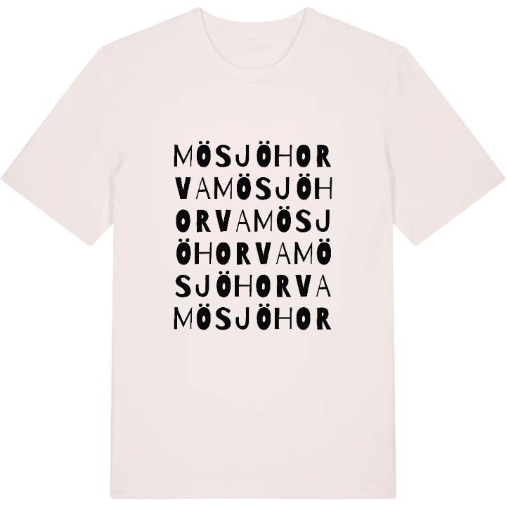 Mösjöhorva ordlek t-shirt – t-shirt från PinShirt