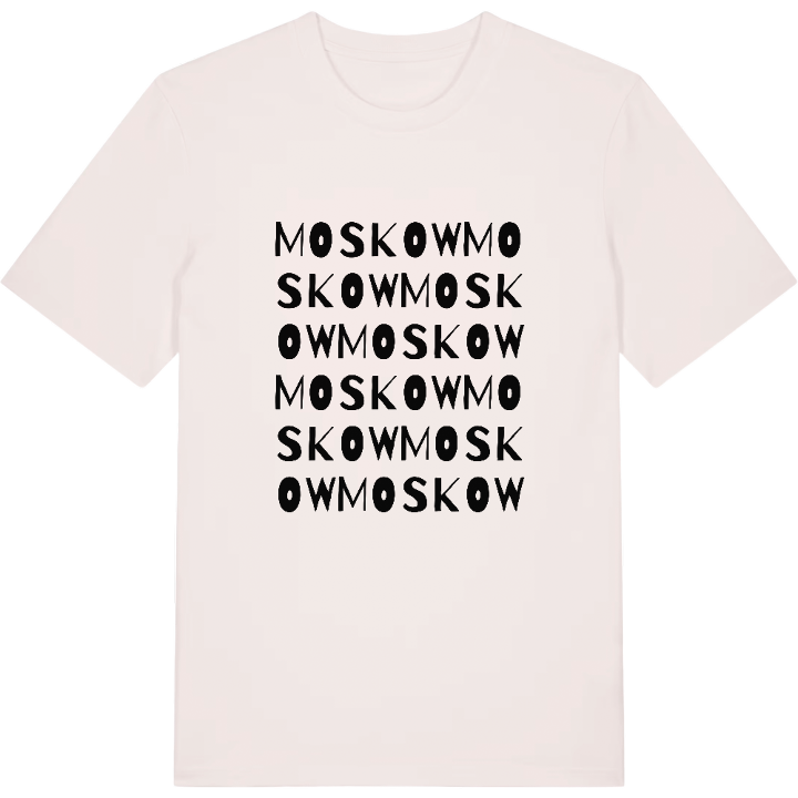 Moskow ordlek t-shirt – t-shirt från PinShirt