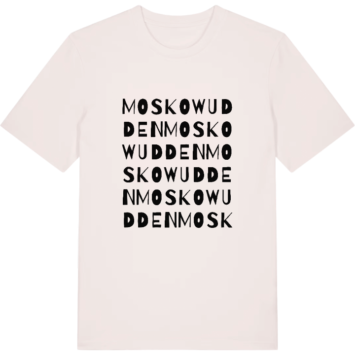 Moskowudden ordlek t-shirt – t-shirt från PinShirt