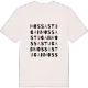 Mossastugan ordlek t-shirt