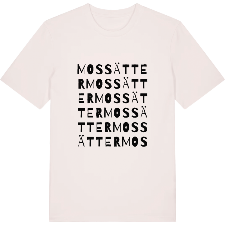 Mossätter ordlek t-shirt – t-shirt från PinShirt