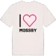 Jag älskar Mossby t-shirt stort tryck