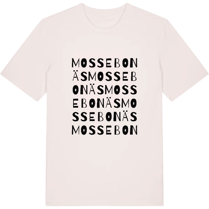 Mossebonäs ordlek t-shirt – t-shirt från PinShirt