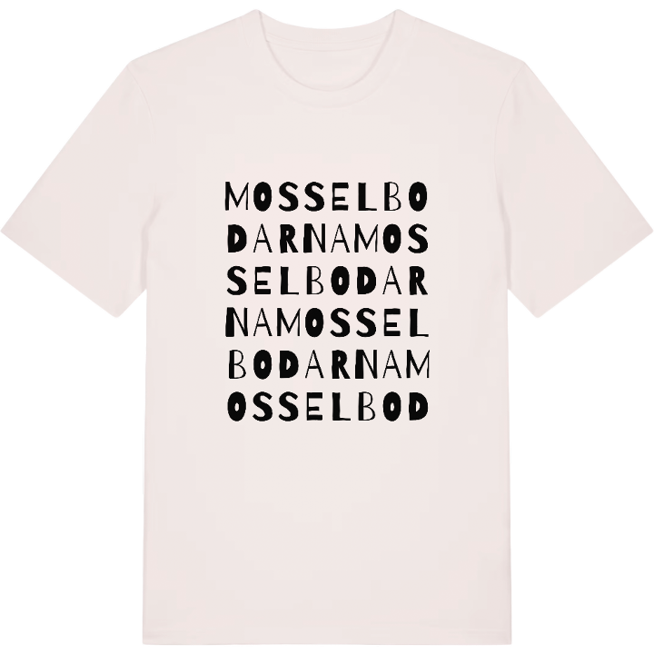Mosselbodarna ordlek t-shirt – t-shirt från PinShirt