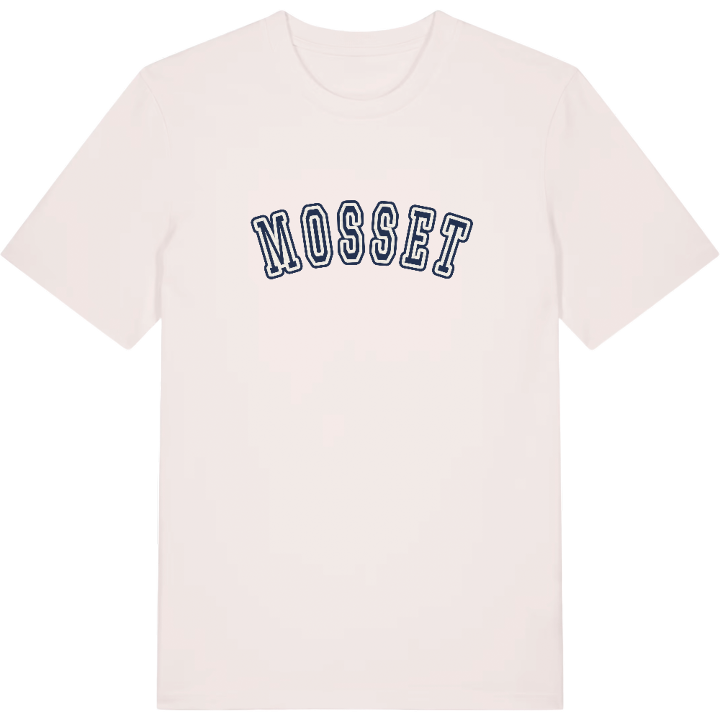 Mosset college t-shirt – t-shirt från PinShirt