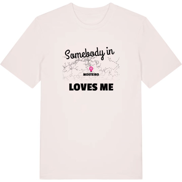 Någon i Mosteiro älskar mig t-shirt – t-shirt från PinShirt