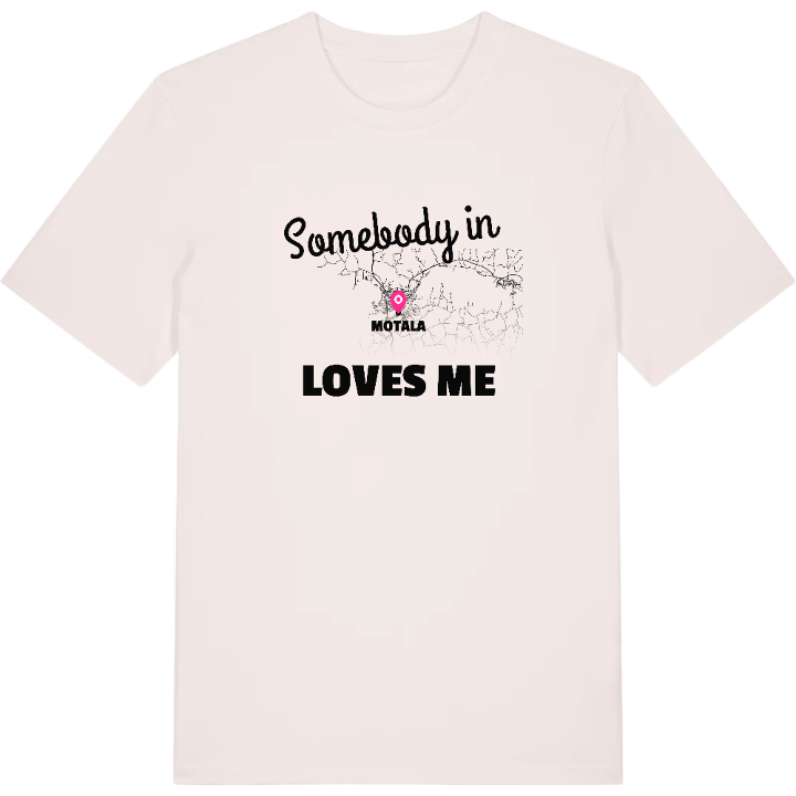 Någon i Motala älskar mig t-shirt – t-shirt från PinShirt
