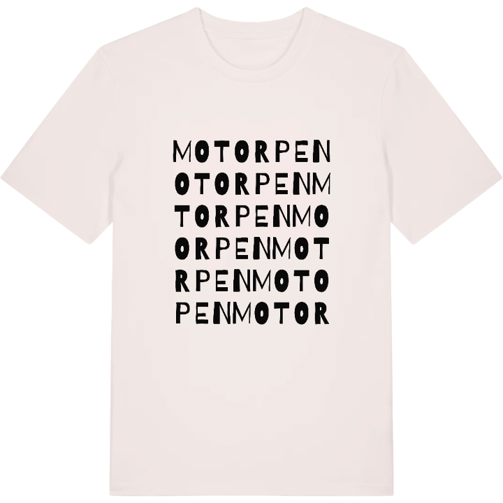 Motorpen ordlek t-shirt – t-shirt från PinShirt