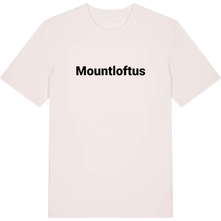 Mountloftus fetstil t-shirt – t-shirt från PinShirt