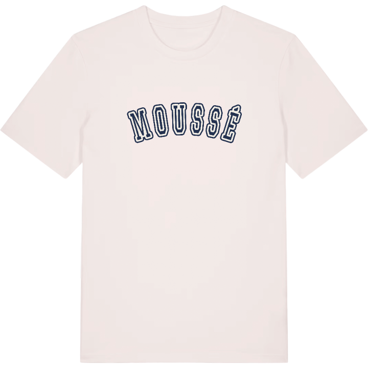 Moussé college t-shirt – t-shirt från PinShirt