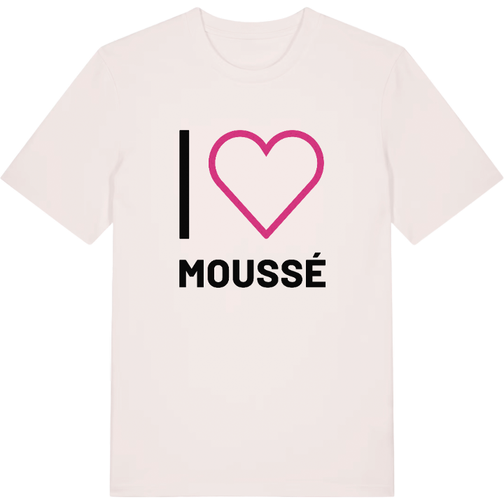 Jag älskar Moussé t-shirt stort tryck – t-shirt från PinShirt