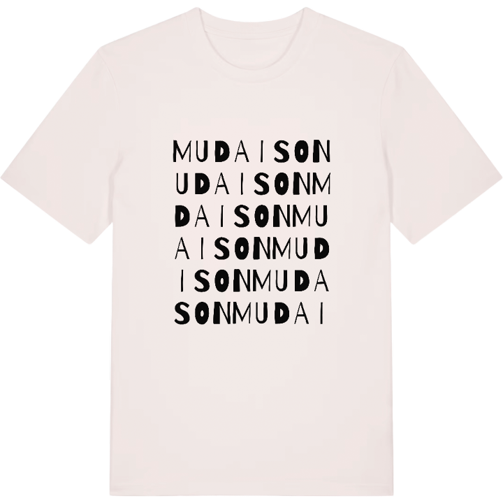 Mudaison ordlek t-shirt – t-shirt från PinShirt